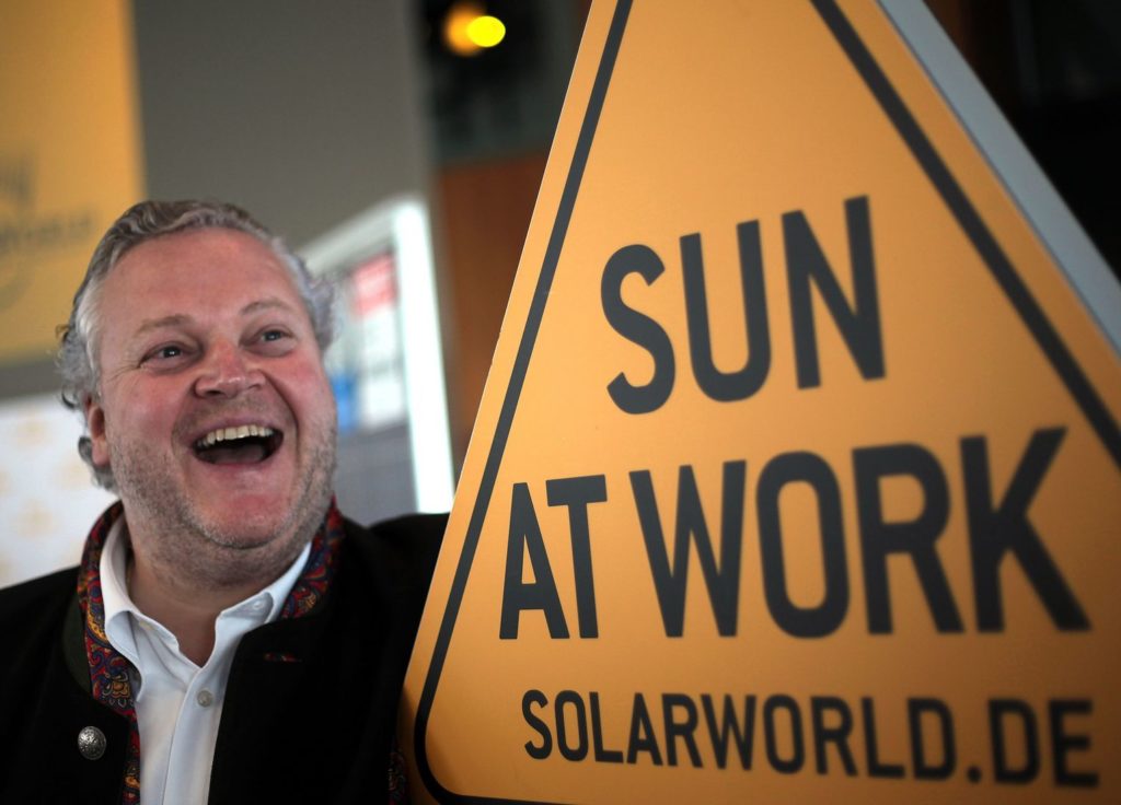 Solarworld ソラーパネルの業界最大手 倒産
